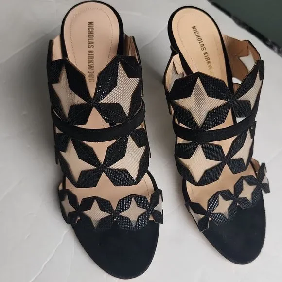 Nicholas Kirkwood heels black sandals - Picture 5 of 14